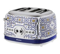4-Schlitz-Toaster Capri (weiß/mehrfarbig, 1.630 Watt, für 4 Scheiben Toast)