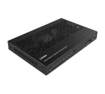 Lindy 4K60 HDMI & USB SDVoE Extender - Transceiver Erweitert 4K60 HDMI-, USB-, Audio-, IR- und RS232-Signale über einen 10G Kupfer- oder Glasfaser-Netzwerk-Switch (38365)