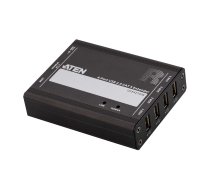 ATEN 4-Port USB 2.0 CAT 5 Extender (100 m) - Sender und Empfänger - Verkabelt - 100 m - Cat5 - Schwarz - Metall (UCE32100-AT-G)