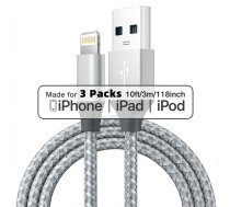 ROLINE - iPad-/iPhone-/iPod-Lade-/Datenkabel - Lightning / USB - USB Typ A, 4-polig (M) - Lightning (M) - 1 m - abgeschirmt - (USB/USB 2.0) - weiß (Packung mit 20) - für Apple iPad Air, iPad mini, iPad mini with Retina display, iPad with Retina display (4th generation), iPhone 5, 5c, 5s, iPod nano (7G), iPod touch (5G) (11.02.8321)