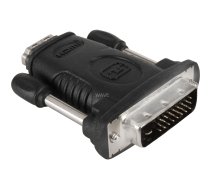 Wentronic Goobay HDMI™/DVI-D Adapter, HDMI™ Standard-Buchse (Typ A), Schwarz - 19-pol. HDMI™-Buchse>DVI-D (24+1) Stecker (68482)