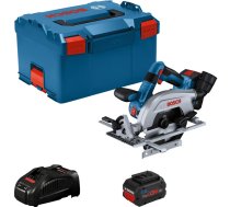 Akku-Handkreissäge GKS 18V-57-2 Professional (blau/schwarz, 2x Li-Ion Akku ProCORE18V 5,5Ah, in L-BOXX)