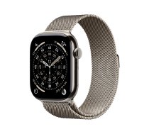 Apple Watch Series 11 GPS + Cellular 46mm Natural Titanium Case with Natural Milanese Loop - S/M (MFCY4ZR/A)