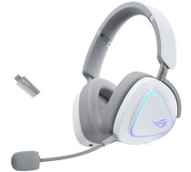 ASUS ROG Delta II Kabelloses RGB Gaming Headset mit 110 Stunden Akku-Laufzeit und 10mm- Super-Breitband-Mikrofon