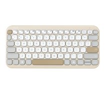 ASUS Marshmallow-Tastatur KW100 Oat Milk - Wireless, QWERTZ-Layout, 84 Tasten (90XB0880-BKB190)