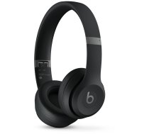 Apple Beats Solo 4 - Kopfhörer mit Mikrofon - On-Ear - Bluetooth - kabellos - 3,5 mm Stecker, USB-C - Geräuschisolierung - mattschwarz (MUW23ZM/A)