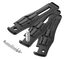 Bicycle Set 15, 5-teilig, Schraubenschlüssel schwarz, Reifenheber + Bit = Schraubwerkzeug