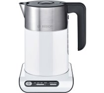 Bosch TWK8611P electric kettle 1.5 L 2400 W Anthracite, Stainless steel, White