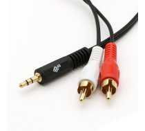 Cable 3,5mm MiniJack -2x RCA M/M 1,5m