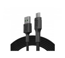 Green Cell KABGC20 USB cable USB 2.0 1.2 m USB A Micro-USB B Black