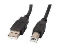 Lanberg CA-USBA-10CC-0050-BK USB cable USB 2.0 5 m USB B Black