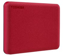 Išorinis kietasis diskas Toshiba Canvio Advance 1TB, 2.5", USB 3.2 Gen1, Raudonas