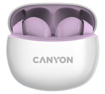 CANYON In-Ear Kopfhörer TWS-5, Purple Bluetooth 5.3, Berührungssteuerung, Ladeeingang: USB-C