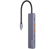 Canyon USB-6-in1 HUB USB-C HDMI2xUSB-ASD1xUSB-C 100W retail
