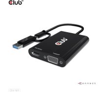 I/O ADAPTER USB-C TO HDMI/VGA/CSV-1611 CLUB3D