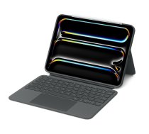 Logitech Combo Touch - Tastatur und Foliohülle - mit Trackpad - hinterleuchtet - Apple Smart connector - AZERTY - Französisch - Graphite - für Apple 11-inch iPad Pro M4 Wi-Fi, M4 Wi-Fi + Cellular (920-012768)