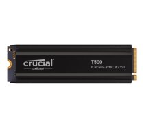 SSD diskas Crucial T500 2TB M.2 NVMe PCIe 4.0 7400/7000 su radiatoriumi