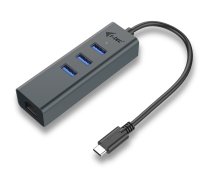 USB-C Metal 3 Port HUB with Gigabit Ethernet Adapter