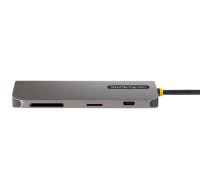 StarTech.com USB C Multiport Adapter, 4K 60Hz HDMI Anschluss, 5Gbit/s USB-A Hub, USB C auf HDMI, 100W PD, GbE, SD/MicroSD, 30cm Kabel, Reiseadapter, Thunderbolt 3 Dockingstation (115B-USBC-MULTIPORT)
