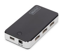 HUB 7-port USB2.0, incl. power supply, black