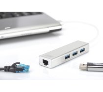DIGITUS DA-70250-1 - hub - 3 porte