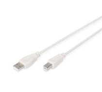 Assmann USB connection cable. type A - B M/M. 3.0m. USB 2.0 suitable. UL. be (AK-300102-030-E)