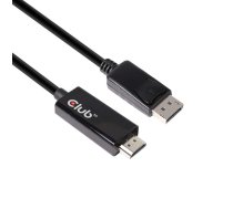 CLUB 3D Display Port 1.4 Cable Male to HDMI 2.0b Male 4K 60HZ HDR 2Meters