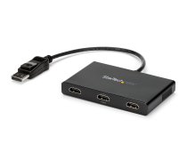 StarTech.com 3-Port Multi Monitor Adapter - DisplayPort 1.2 auf 3x HDMI MST Hub - Triple 1080p HDMI Monitore - Video Splitter für den erweiterten Desktop-Modus nur auf Windows-PCs - DP auf 3x HDMI (MSTDP123HD)