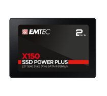 Emtec X150 Power Plus - SSD - 2 TB - intern - 2.5 (6.4 cm) - SATA 6Gb/s (ECSSD2TX150)