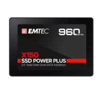EMTEC X150 Power Plus 3D NAND - SSD - 960 GB - intern - 2.5 (6.4 cm) - SATA 6Gb/s