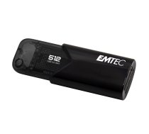 Emtec B110 Click Easy 3.2 USB-Stick 512 GB USB Typ-A 3.2 Gen 2 (3.1 Gen 2) Schwarz (ECMMD512GB113)