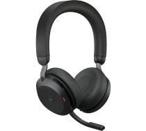Jabra Evolve2 75 Headset Wired and Wireless Headband Calls/music USB Type-C Bluetooth Charging stand Black