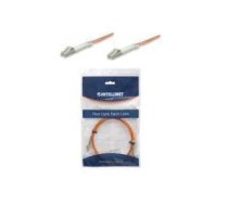 Intellinet Fiber Optic Patch Cable, OM2, LC/LC, 3m, Orange, Duplex, Multimode, 50/125 µm, LSZH, Fibre, Lifetime Warranty, Polybag - Patch-Kabel - LC Multi-Mode (M) zu LC Multi-Mode (M) - 3,0m - Glasfaser - Duplex - 50/125 Mikrometer (470322)