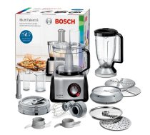 Bosch MC812M865 food processor 1250 W 3.9 L Black, Stainless steel