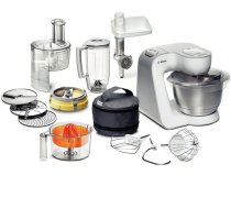 Bosch Styline food processor 900 W 3.9 L Stainless steel, White