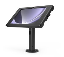 Compulocks Galaxy Tab S9+/S9FE+ 12,4 Apex Enclosure Rise Stand 8 Black - Befestigungskit (Aufstellung, Gehäuse) - für Tablett - verriegelbar - Metallrahmen - Schwarz - Bildschirmgröße: 31,5 cm (12,4) - für Samsung Galaxy Tab S9 FE+, Tab S9+ (TCDP01124GAPXB)
