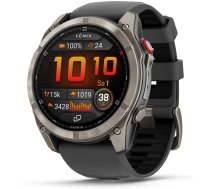 Garmin Fenix 8 Pro - 51 mm - Titan - Sportuhr mit Riemen - Silikon - graphite/black - Handgelenkgröße: 127-210 mm - Anzeige 3.556 cm (1.4) (010-03199-11)