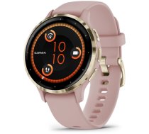 Garmin Venu 3S 3.05 cm (1.2) AMOLED 41 mm Digital 390 x 390 pixels Touchscreen Gold, Rose Wi-Fi GPS (satellite)