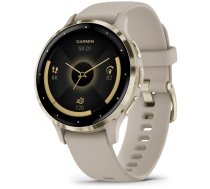 Garmin Venu 3S 3.05 cm (1.2) AMOLED 41 mm Digital 390 x 390 pixels Touchscreen Gold, Grey Wi-Fi GPS (satellite)