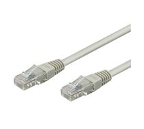 Wentronic Goobay CAT 6 Patchkabel, U/UTP, Grau, 0.5 m - CCA Kupfergemisch (68434)