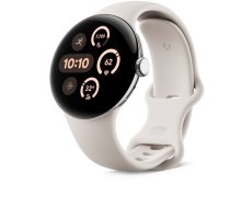 Google Pixel Watch 3 AMOLED 41 mm Digital Touchscreen Silver Wi-Fi GPS (satellite)