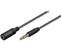 MicroConnect - Audioverlängerungskabel - Stereo Mini-Klinkenstecker weiblich zu Stereo Mini-Klinkenstecker männlich - 2 m - für Apple iPad/iPhone/iPod