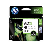 HP 62XL - 12 ml - Hohe Ergiebigkeit - Schwarz - original - Tintenpatrone - für ENVY 55XX, 56XX, 76XX, Officejet 200, 250, 252, 57XX, 8040