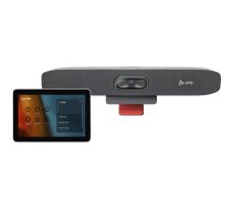 Poly HP Poly Studio - Für Microsoft Teams - Small Room Kit - Kit für Videokonferenzen (Poly Studio R30 video bar, Poly GC8 Touchcontroller)