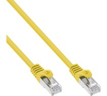 Patchkabel S-STP (PIMF), Cat 6, gelb, 1,0 m Patchkabel mit besonders schmalem Knickschutz (71501Y)