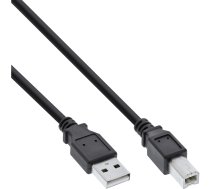 INLINE - USB-Kabel - USB Typ B (M) zu USB (M) - USB 2.0 - 30 cm - Schwarz