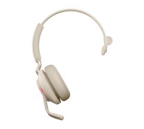 Jabra Evolve2 65 UC Mono Link380c - wireless over-ear headphones, beige