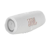 JBL Charge 5 Bluetooth speaker in white _ Waterproof, portable boombox