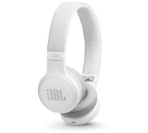 JBL LIVE 400BT - Kopfhörer mit Mikrofon - On-Ear - Bluetooth - kabellos - weiß (JBLLIVE400BTWHT)