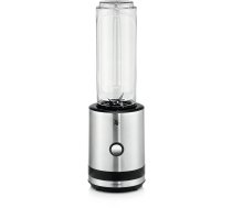 WMF KITCHENminis smoothie-to-go Tischplatten-Mixer 0.6l 300W Schwarz - Edelstahl Mixer (0416500011)